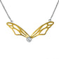 Celestial Butterfly Wings Necklace – Gold & Silver