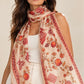 Pomegranate Garden – Armenian Heritage Silk Chiffon Scarf