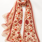 Pomegranate Garden – Armenian Heritage Silk Chiffon Scarf