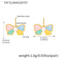 Pastel Bow Stud Earrings