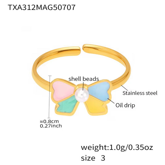 Pastel Bow Ring