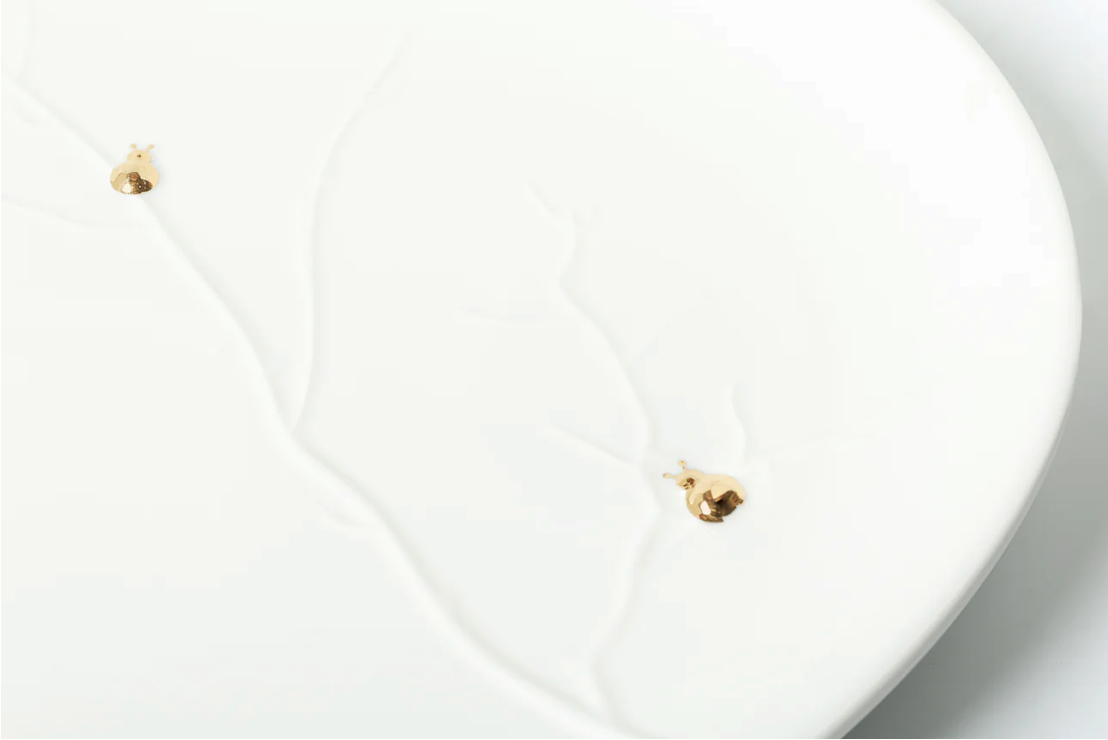 Ladybug Oval Plater