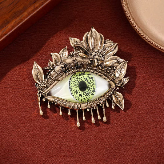 Evil Eye Statement Brooch