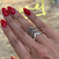 Triple Triangle Silver Ring