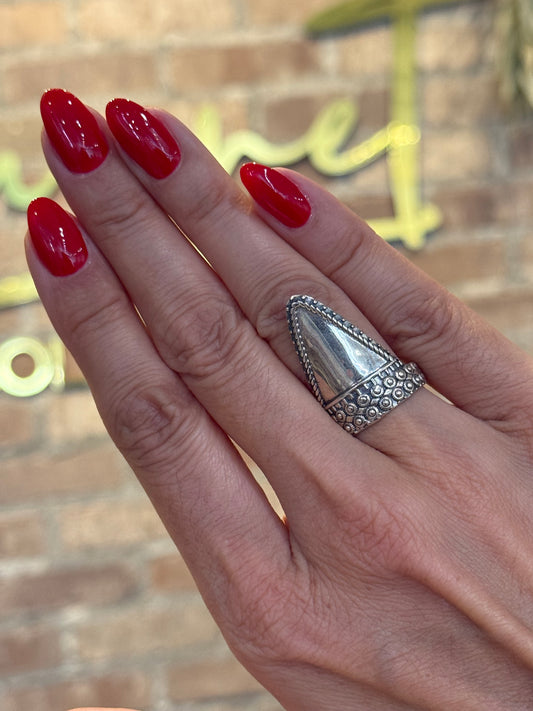 Silver Shield Ring