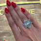 Big Geometric Starburst Ring