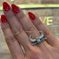 Silver Crescent Warrior Ring