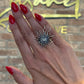 Sunburst Silver Ring
