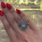 Sunburst Silver Ring