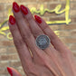 Filigree Mandala Silver Ring