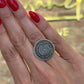 Filigree Mandala Silver Ring