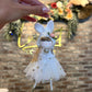 Bunny Girl Ornament #1