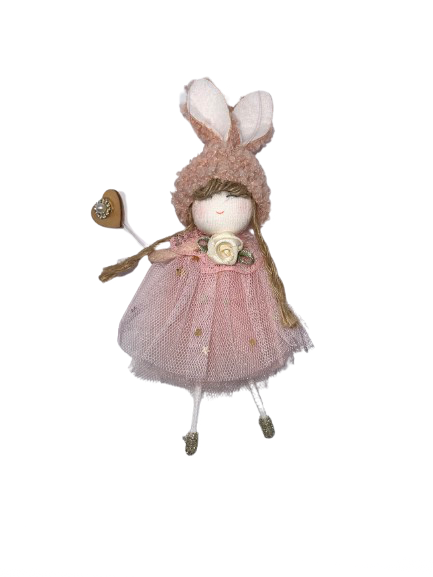 Bunny Girl Ornament #1