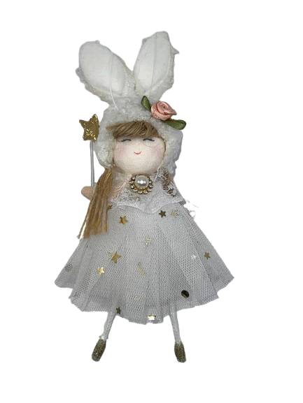 Bunny Girl Ornament #1