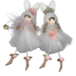 Bunny Princess and Fairy Ornament #2