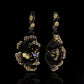 Midnight Blossom Statement Earrings