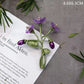 Purple Blossom Botanical Brooch Pin