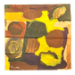 Golden Echo Abstract Scarf