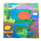 Sunlit Dreams Abstract Scarf