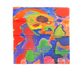 Vibrant Harmony Abstract Scarf