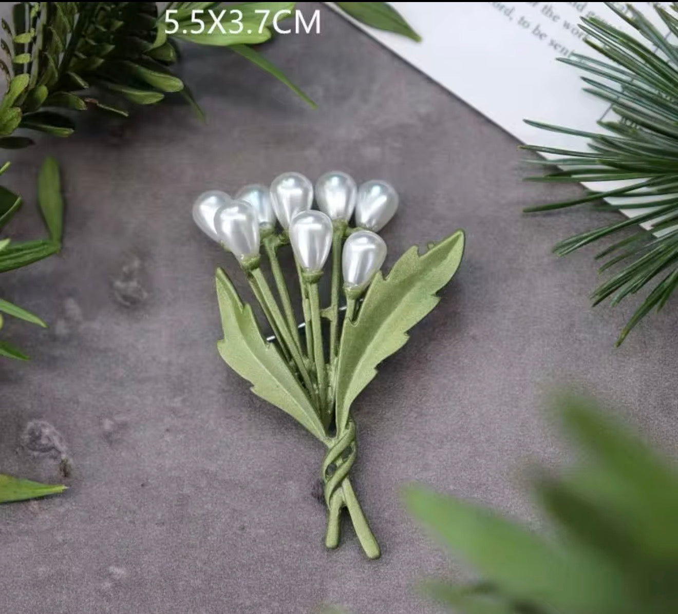 Pearl Blossom Bouquet Brooch