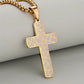 Geometric Cross Necklace