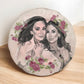 Cherished Forever-Custom Hand-Painted Portrait on Antique Ceramic Plate