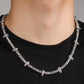 Starlit Spikes Diamond Necklace