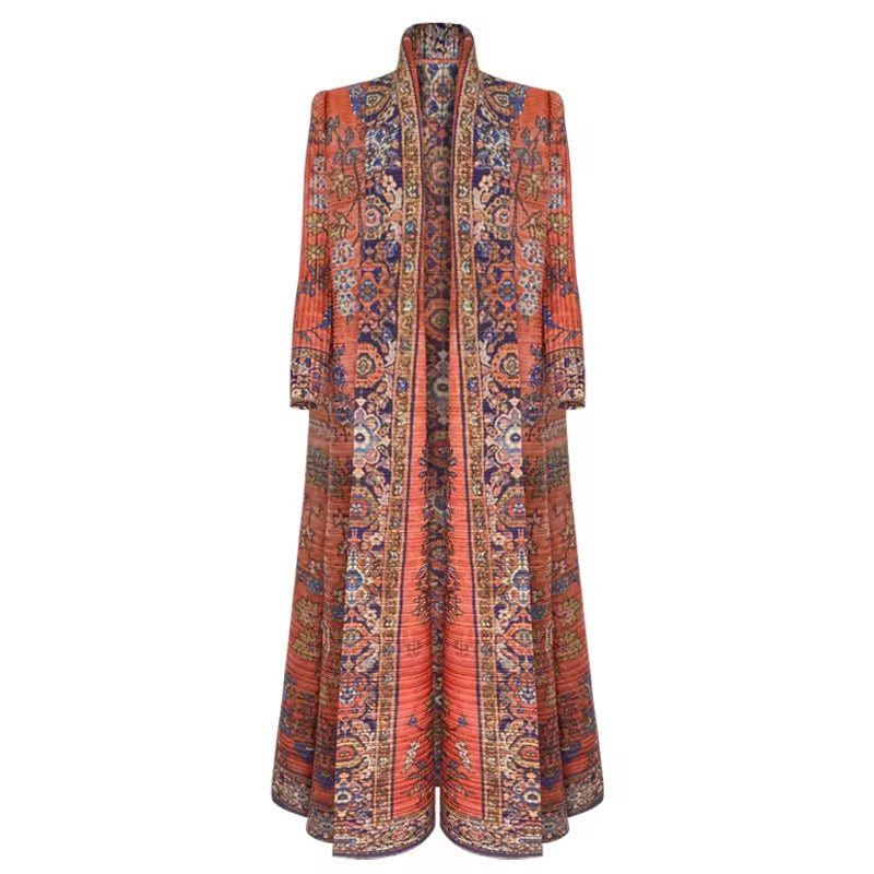 Antique Rug-Inspired Kaftan-Robe