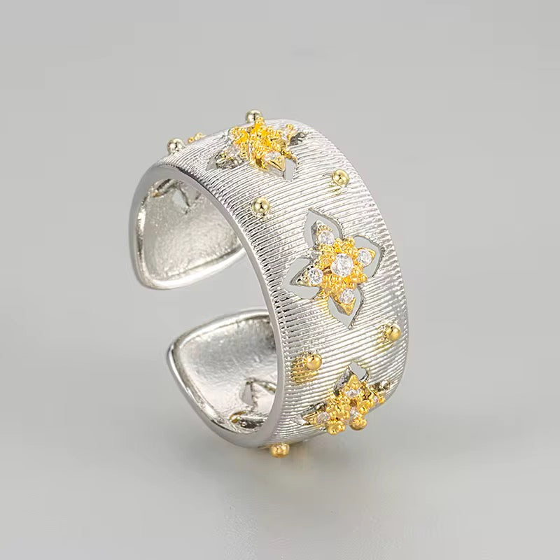 Adjustable Starburst Ring