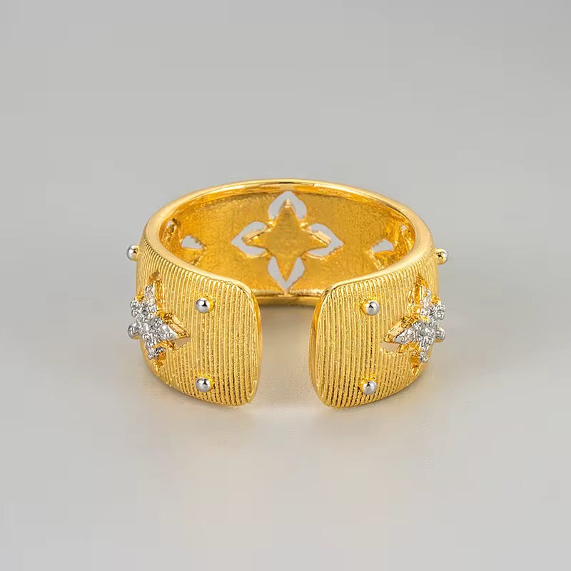 Adjustable Starburst Ring