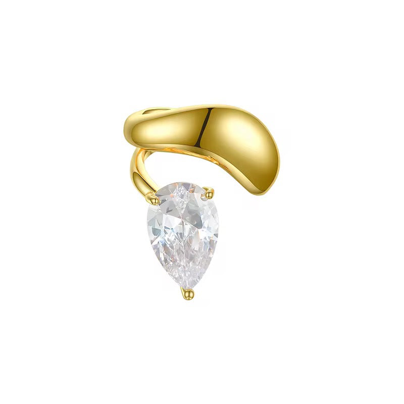 Gold Gem Earrings