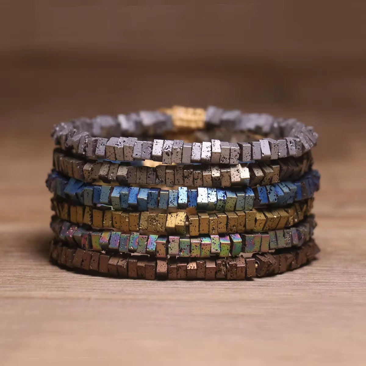 Multi color beaded bracelets