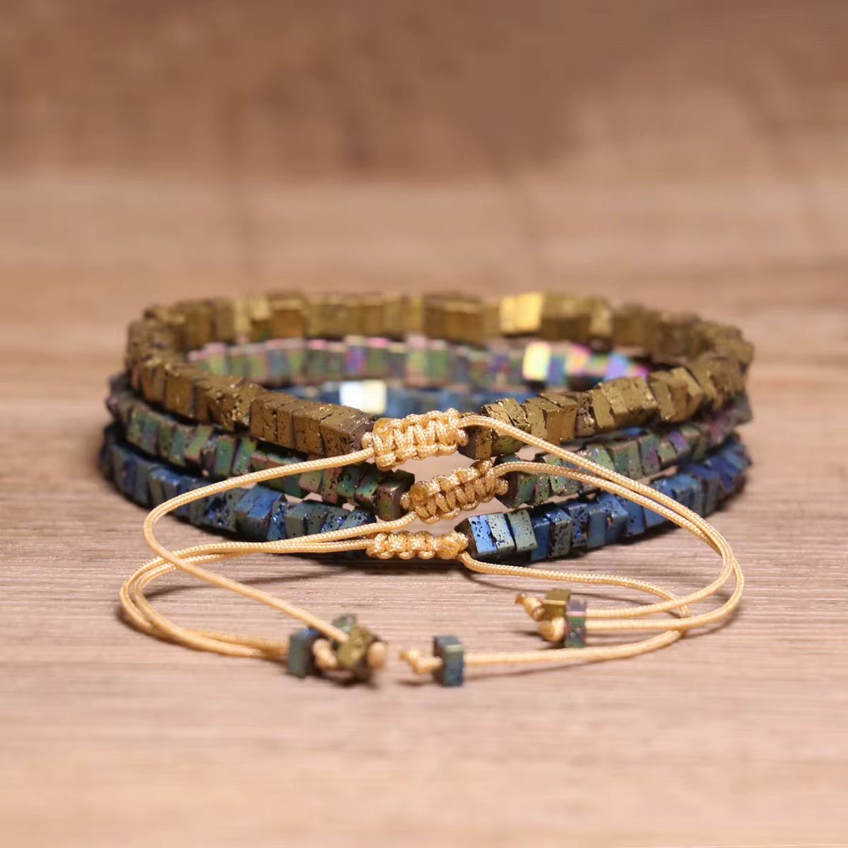 Multi color beaded bracelets