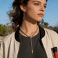 Gold and silver necklace