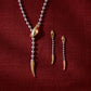 Two-Tone Spike Earrings