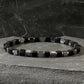 Mens metal beaded bracelet