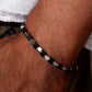 Mens metal beaded bracelet