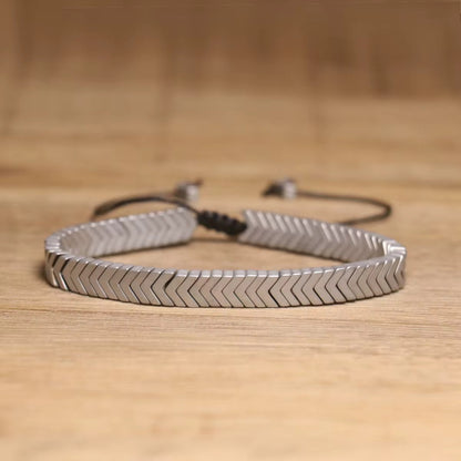 Mens metal arrow bracelet