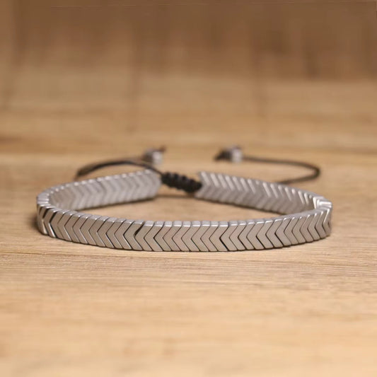 Mens metal arrow bracelet