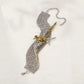 Golden Bird Crystal Statement Choker