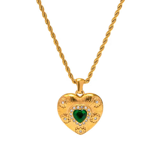 Vintage Heart Necklace