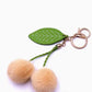 Furry Cherry Key Ring/ Bag Charm