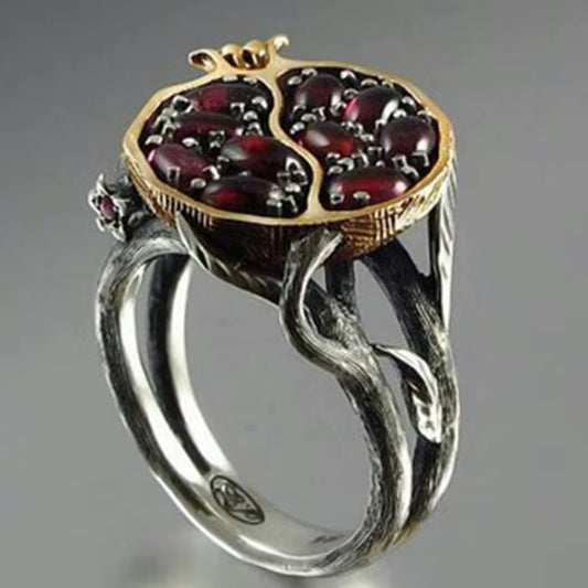 Pomegranate Ring– Symbol of Abundance & Heritage