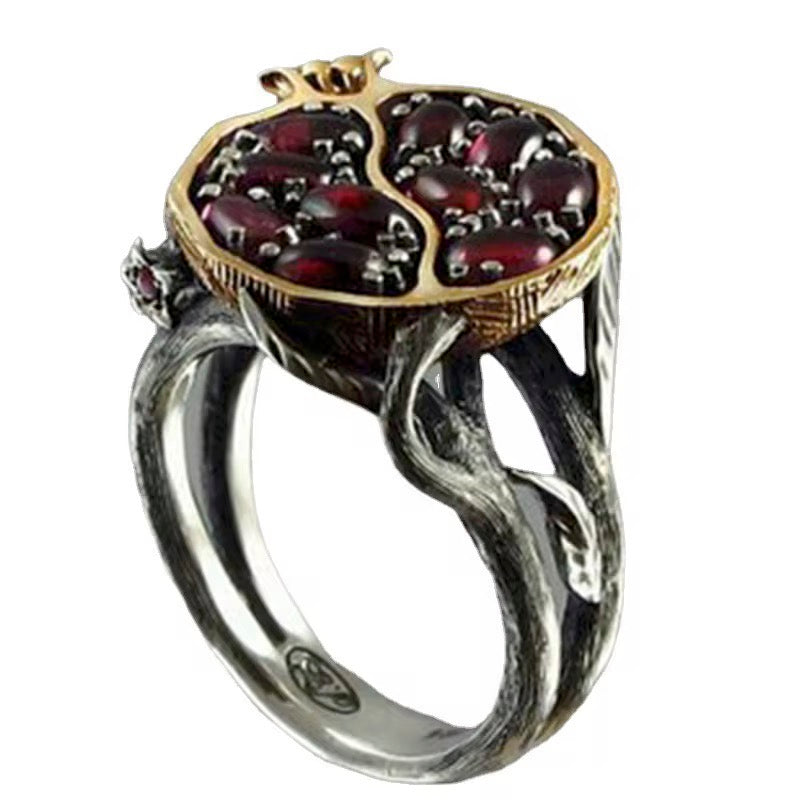 Pomegranate Ring– Symbol of Abundance & Heritage