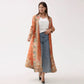 Heritage Antique Rug-Inspired Belted Kaftan Robe — Terracotta