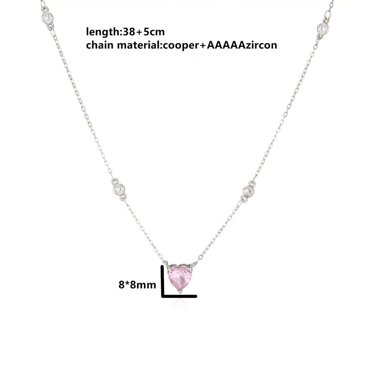 Shiny Heart Necklace