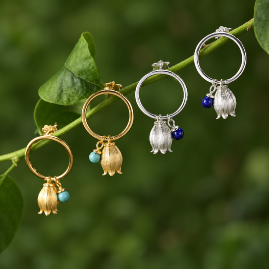 Bellflower Charm Earrings