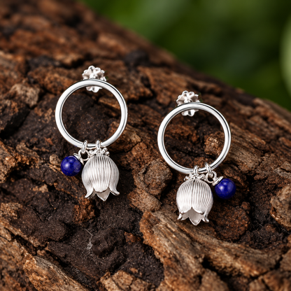 Bellflower Charm Earrings