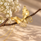 Sculpted Butterfly Pendant Necklace